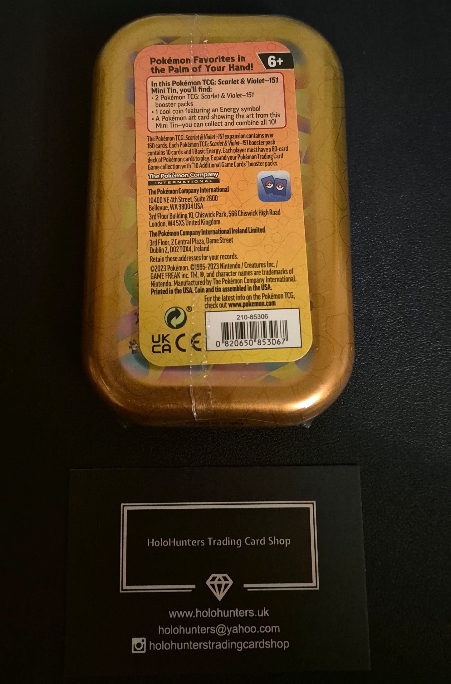 Pokemon 151 Mini Tin