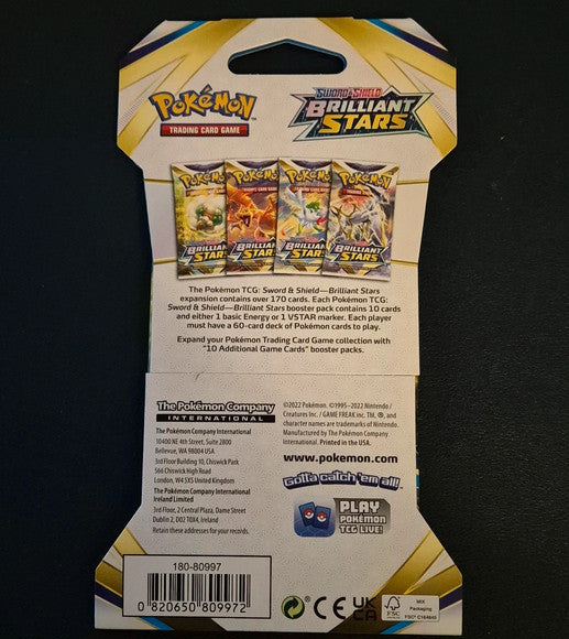 Brilliant Stars Sleeved Booster Pack