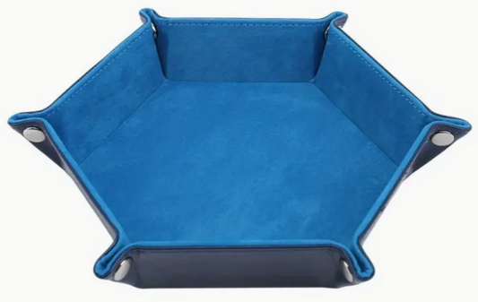 DnD Dice Tray - Hexagonal (Sapphire)