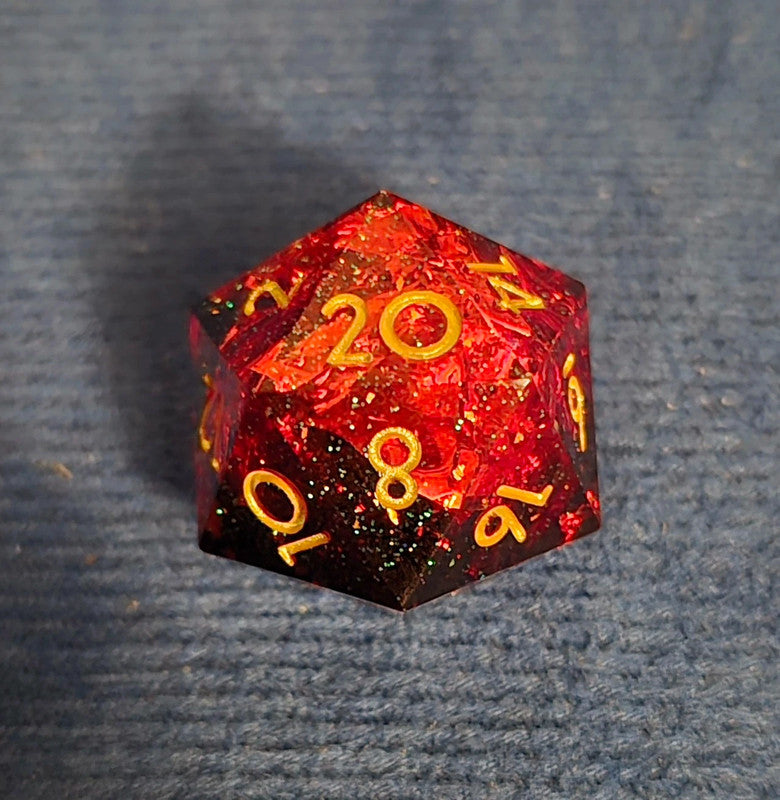 Red Nebula - Sharp Edge Resin