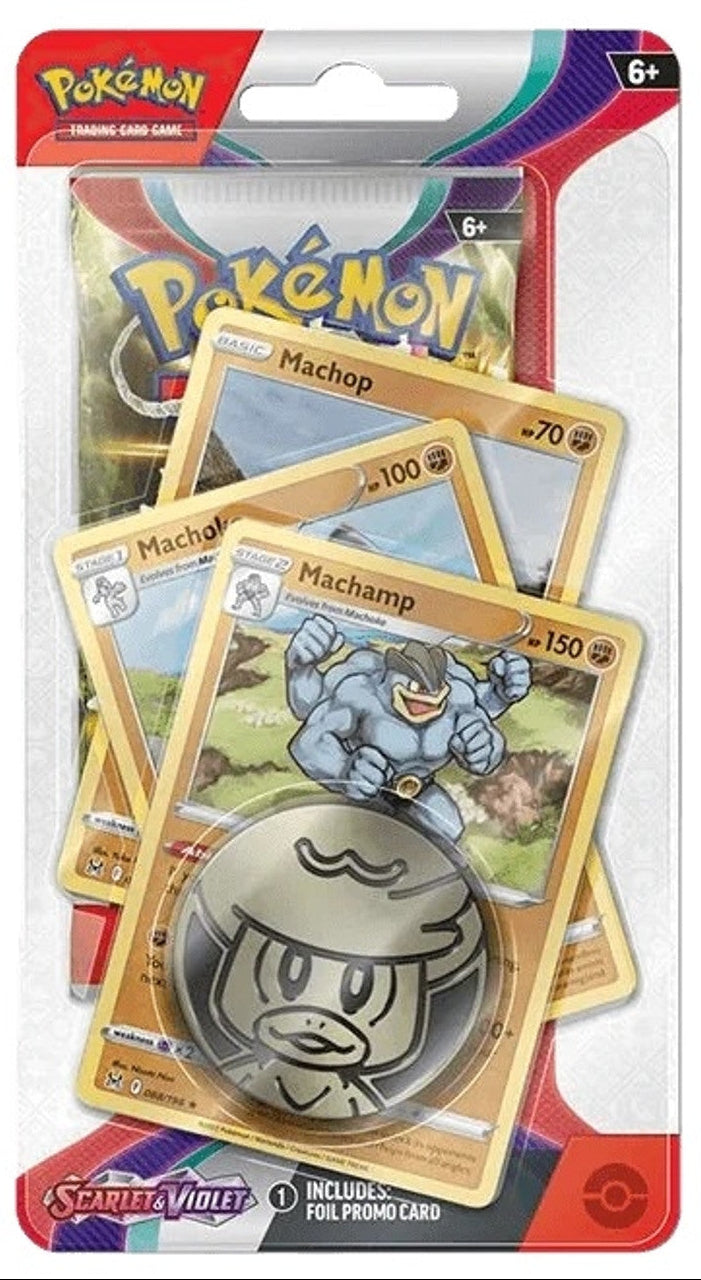Scarlet & Violet Base Set Checklane Blister - Machamp