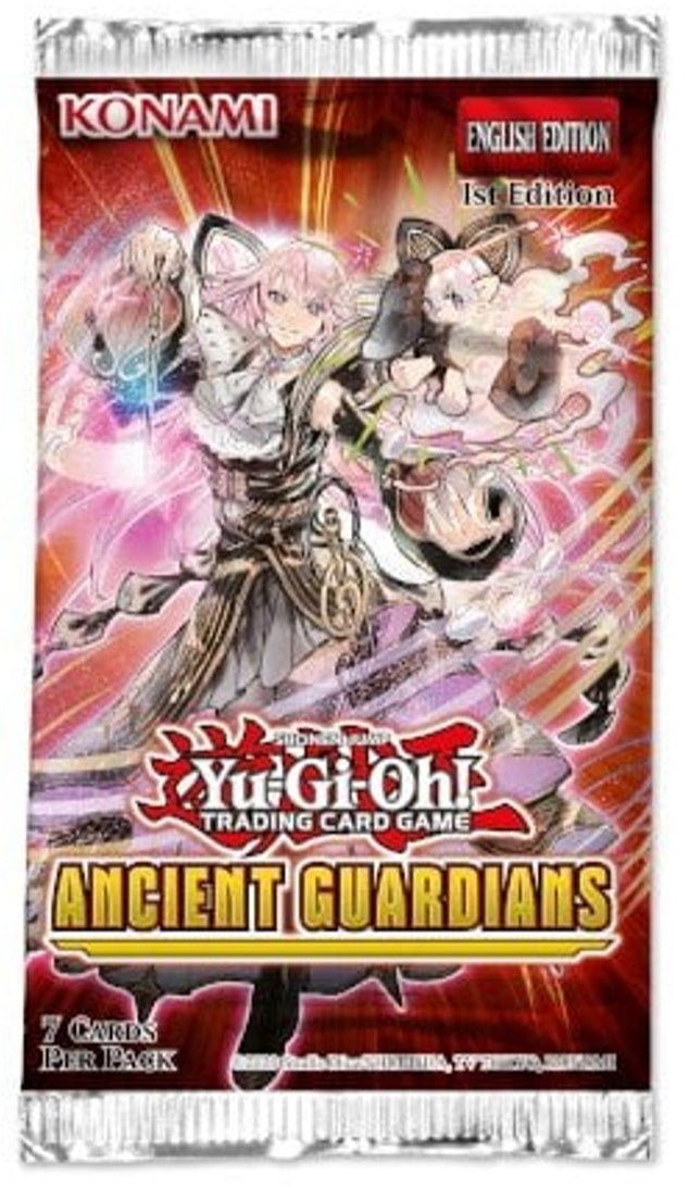 Yu-Gi-Oh Ancient Guardians 1st Edition Booster Pack - ANGU