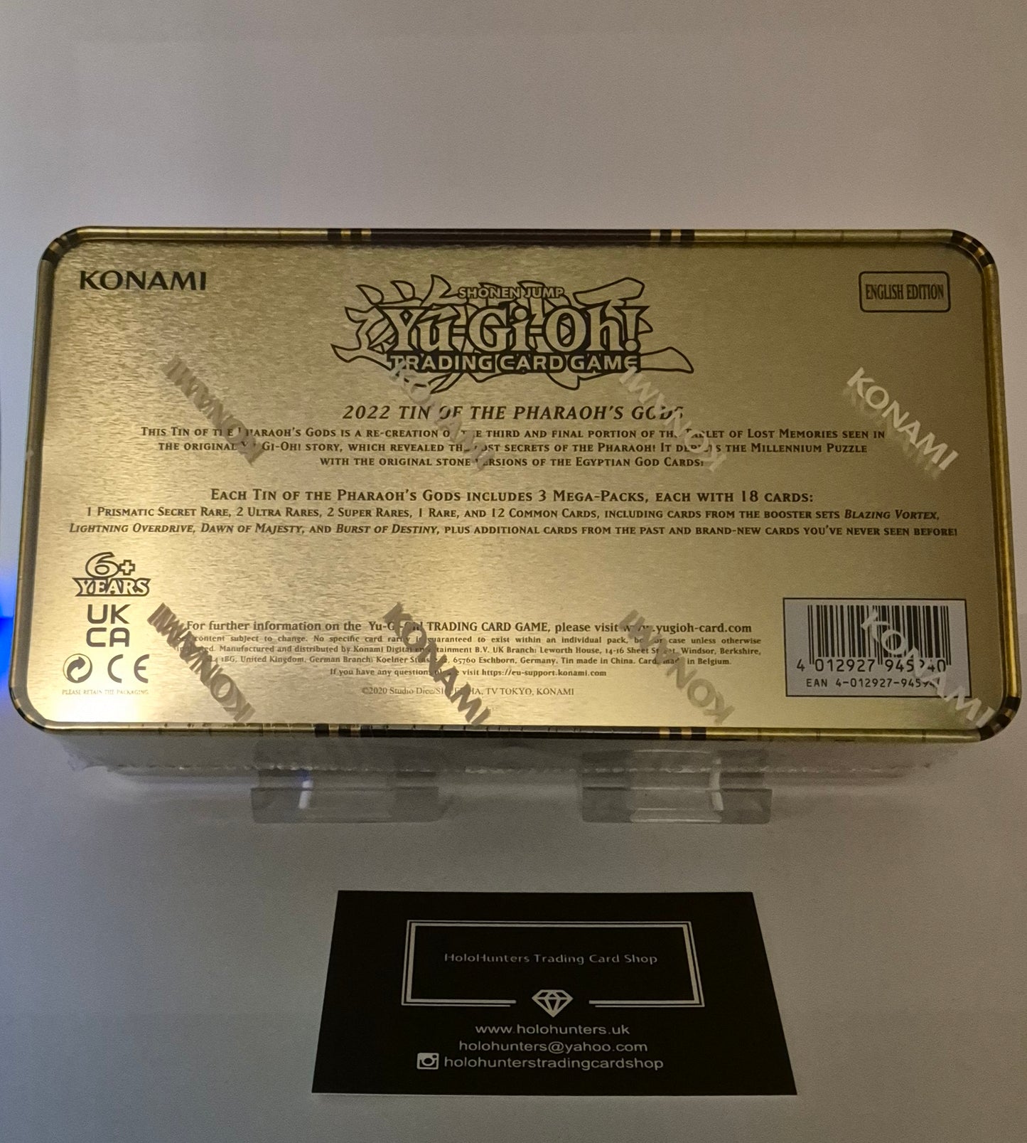 Yu-Gi-Oh Tin of the Pharaoh's Gods - 2022