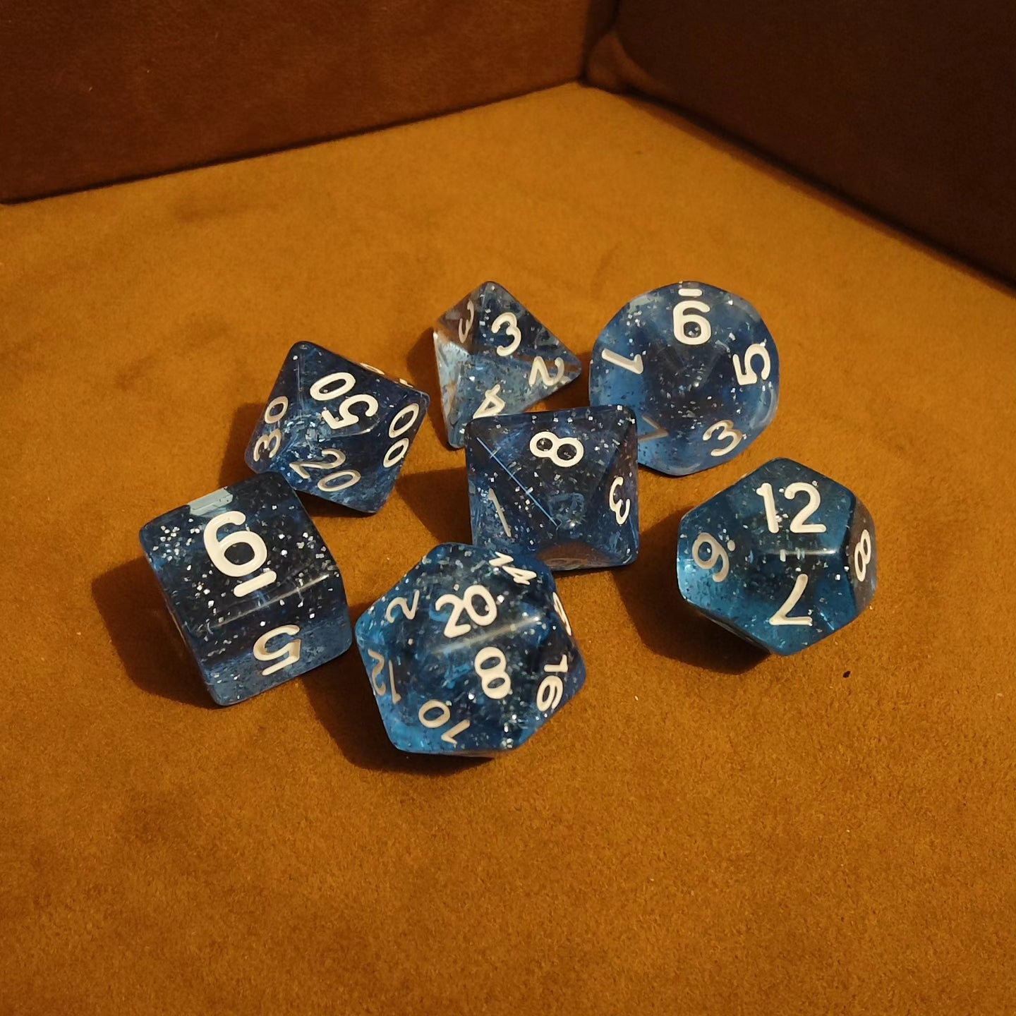 White & Blue Acrylic