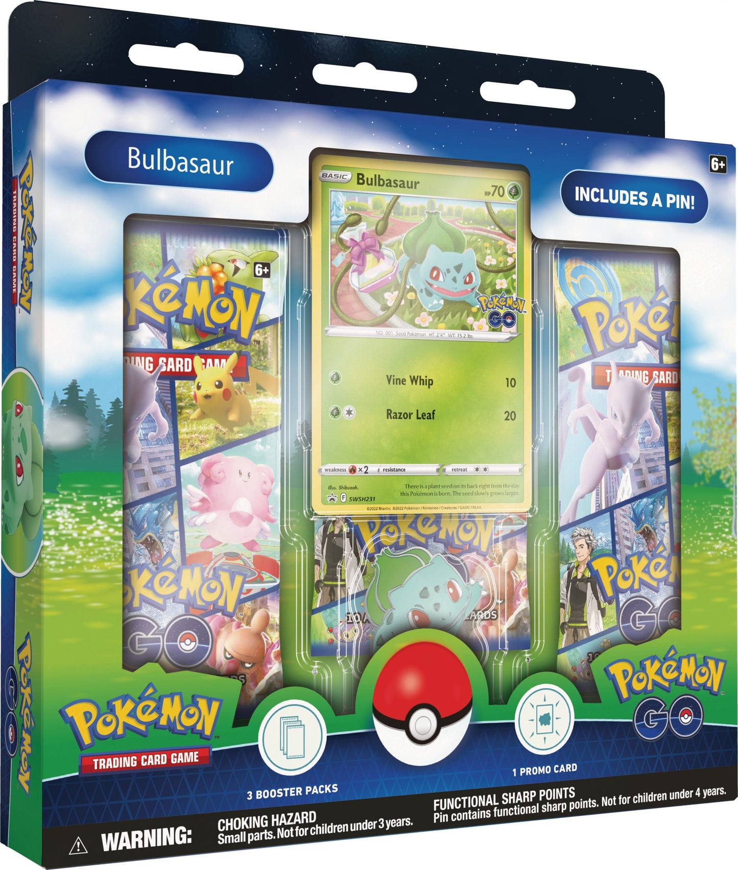 Pokemon Go Pin Collection Box - Bulbasaur